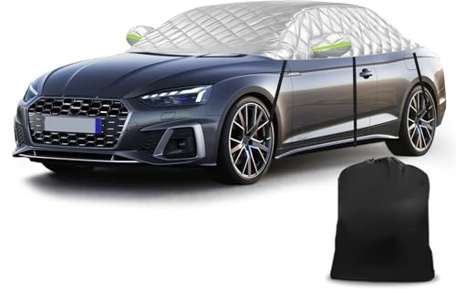 Halvt bilskydd ersättning för Audi A5/S5/RS5 Cabriolet 2007–2023, perfekt passform softtop-takskydd vattentät, förtjockat halvgarage, anti-hagel och anti-snö