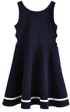 BAKER BY TED BAKER Fille Robe Patineuse en Point de Rome à découpes | Coupe standard