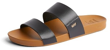 REEF Cushion Vista Womens Sandal BLN-Black-Natural 7