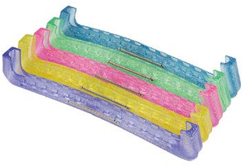 Reaper verstellbare Kufenschoner Glitter GELB - aus Kunststoff - 1Paar - KUFENSCHUTZ - Eiskunstlauf - Schlittschuhe