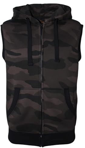 ROCK-IT Apparel I Veste à Capuche Homme sans Manches I Sweat à Capuche Premium pour Les Loisirs ou Le Sport Amateur I avec Fermeture éclair et Poche [taillesS-4XL] Hoodie