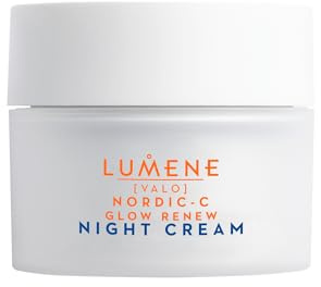 LUMENE Nordic-C [VALO] Vitamin C Glow Renew Nachtcreme mit Hyaluronsäure, Vegan 50 ml
