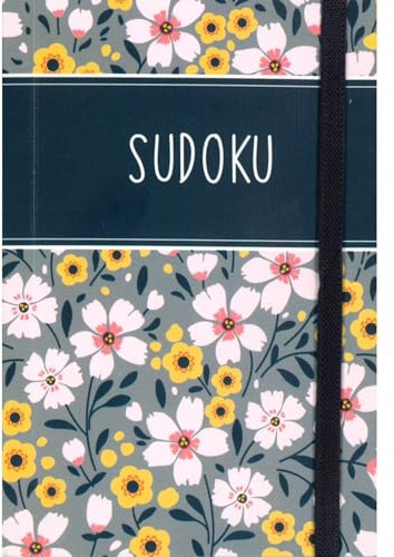 A6 Sudoku Puzzle Books for Adults – 128 Pages Compact Travel Size Brain-Teasers with Elastic Strap – Ideal for Mindful Relaxation and Mental Agility