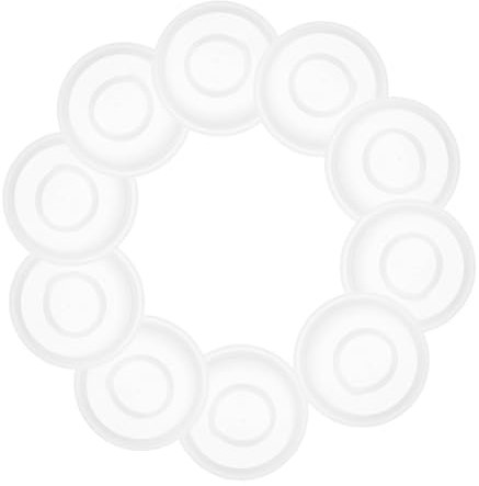 SOLUSTRE 10stücke Gewindeadapter Und Dichtung Kunststoffdeckel Für Wasservorratsfässer Schraubverschlussdeckel Zur Aufbewahrung Von Chemikalien Und Farben Tierfutter Und Hühnerfutterdosen