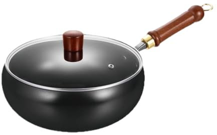 28 Cm Giapponese Padella In Ferro Forgiato Non Rivestito Antiaderente Piano Big Belly Padella Per Friggere E Soffiare Padella In Ghisa Utensili Da Cucina Per Ristoranti E Casa