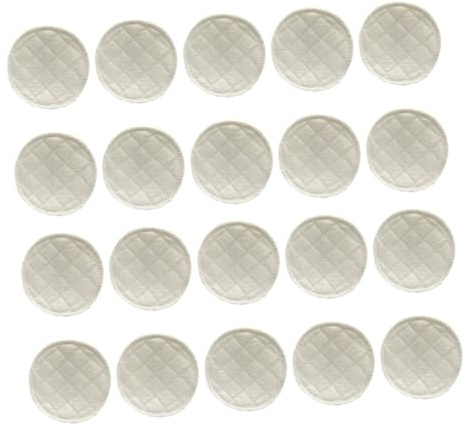 PAMINGONO 20pcs Reusable Overflow Breast Pads Maternity Breastfeeding Pads Washable for Breastfeeding Use at Home Work