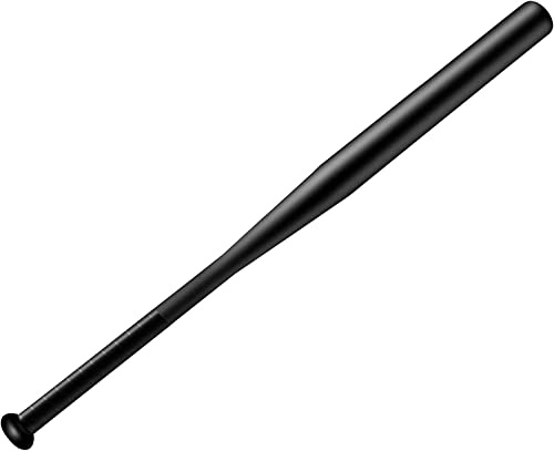Batte de baseball en acier | Durable et confortable | Sports de plein air | Batte de baseball robuste | Pratique et protection de la maison | Enfants et adultes | 72 cm | Noir