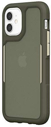 Griffin Survivor Endurance GIP-054-GBW Protective Case for iPhone 12 Mini - Olive Green