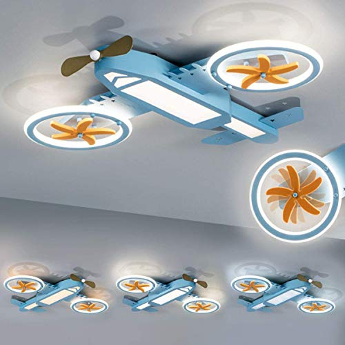Kinderzimmerlampe LED Deckenleuchte Flugzeug Deckenlampe Kinderlampe Kreativität Kinderleuchten Dimmbar Trikolore Kindlich Cartoons Junge Mädchen Schlafzimmer Wohnzimmer Kindergarten Decke Lampen…