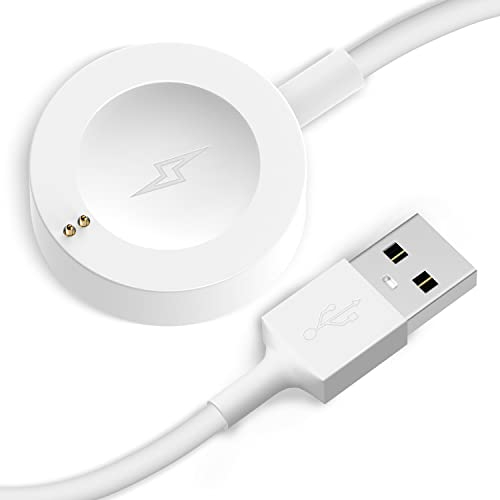 Charger Dock Compatible for Fossil Gen 4 Gen 5 Gen 5E Gen 6 Michael Kors Runway, Skagen falster 2, Misfit Vapor 2, Diesel Guard 2.5 - USB Charging Cable 1M - Smartwatch Accessories
