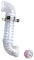 Baoblaze SIMUALTION Pipe Tubes Busy Board KIT Zubehör Montessori Spielzeug, Transparent
