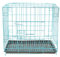 Folding Dog Cage Portable Pet Crate for Small and Medium Dogs Creative Design for Comfortable for Poodles and Cats Blue