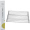 H&S Professional Roll-Up Stainless Steel with Silicone Drain Rack: Efficient Kitchen Organization