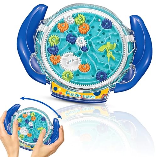 3D Maze Labyrinth 3D Maze Puzzle Geschicklichkeit Labyrinth Puzzle Labyrinth und Ballspiel Puzzle Spielzeug Partyspaß Geduldspiele Kinder Geschenke, Geschicklichkeitsspiel für Kinder ab 3+ Jahren
