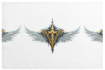 WHJSHOP Wings of Thorns Prints Placemats Set of 6 - Thick, Sturdy, and Personalized Dining Table Decor