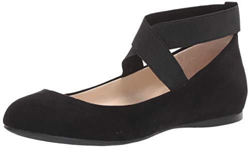 Jessica Simpson Femme Mandayss Ballerines, Micro Daim Noir, 40 EU