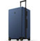 LEVEL8 Koffer Trolley, Rollkoffer Reisekoffer Hartschalen 4 Rollen, Spinner Handgepäck,TSA, 100% PC,Micro-Diamond Textured Design Koffer Trolley Groß(74cm, 99L,Blau)