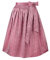 Stockerpoint Corinna Damen Midi Dirndlschürze, rose, 52-56