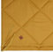Fun with Mum Kinder Bodenmatte für Tipi-Zelte Spielbodenmatte tragbar für Innen - oder Außenbereich Spieldecke Kinderteppich Steppmatte 105 x 105 cm - Mustard