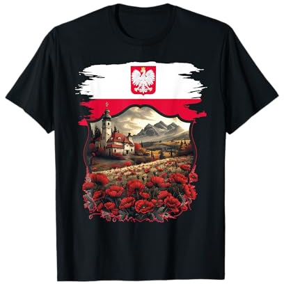 Polska Polish Flag Ideas For Kids & Polish Folk Polish Eagle T-Shirt