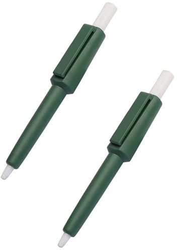 DALAETUS 2 Stück Zeckenschlinge Set, Leichtigkeit Zeckenzange für Hund, Katzen, Pferde, Zeckenlasso für Entfernen Sie Nymphien und Ausgewachsene Zecken (Grüner)