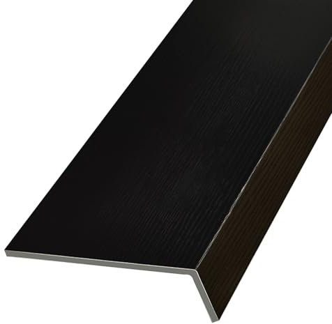 Appui de fenêtre Protecteur Noir Rebord de Fenêtre Découpable, Plaque de Protection de Rebord de Fenêtre pour Hôtel / Restaurant, Maison Panneau de Protection de Fenêtre Étanche(150cm x 35cm (59 x 13