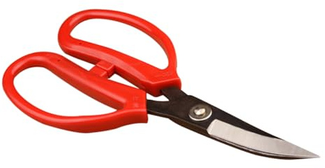 FIXOSHEE Tijeras para Cuero de Acero Carbono Ergonómicas, Herramientas de Costura Precisas para Bricolaje, Corte Fino y Versátil, Mango Abs Resistente, Uso Doméstico y Artesanal