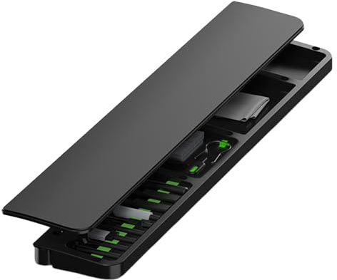 Introti Handhandledsstöd i ABS och läder med rengöringsverktygssats, mekaniskt tangentbord, dyna, ergonomiska handleder, viloskydd för bekväm skrivning och spelning