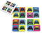BRISA VW Collection - Volkswagen Getränke-Glas-Kork-Untersetzer mit MDF Beschichtung und Käfer Design (4ER Set/Multicolor/Bunt)