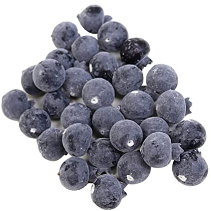 50 Stücke Lebensechte Beeren Künstliche Blaubeeren Johannisbeeren Heidelbeeren Kunstobst Deko Obst Lebensmittel Früchte Modell Küche Foto Requisiten Landhaus Tischdeko Bauernhaus Dekoration