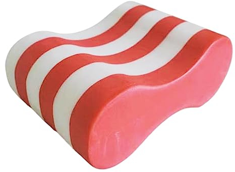 Ronyme Eva 6 Layer Pull Buoy Leg Float, Pool-Trainingshilfe, Beine und Hüfte Unterstützung für Erwachsene, Kinder und Anfänger, für Schwimmschwimmen, Weiß Rot