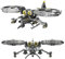 Doyomtoy Sci-Fi Kampfflugzeug Baukasten, Phantom Hubschrauber Modellbauklötze, Geburtstagsgeschenk für Kinder und Erwachsene, Sammlerstück, 1093 Stück…