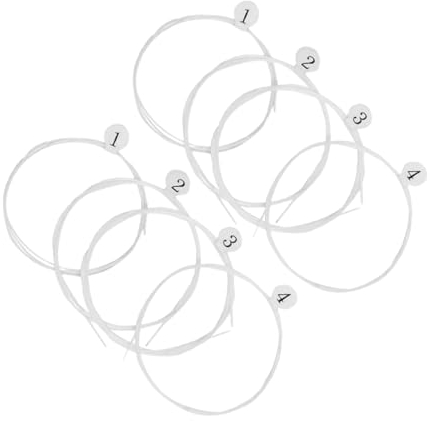 BESTonZON 8stücke Teiliges Set Nylon Ukulele Saiten Für Sopran Und Tenor-modelle Hochwertige Ersatzsaiten Mit Für Anfänger Und Erfahrene Musiker