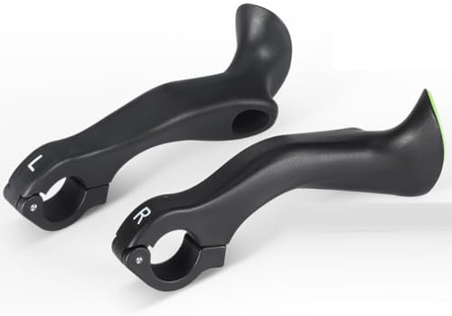 HOUSON Bicycle Bar End, Nylon Handlebar Ends Non-Slip Mountain Bike MTB Handlebar Horns for Adults 21.8mm-22.2mm
