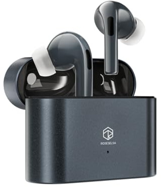 ROSESELSA EARFREE-i5 TWS Earbuds Hybrid Active Noise Cancellation Headphones LDAC HiFi Sound Wireless Earphones 48dB ANC IPX5 Bluetooth 5.3 Game Mode 54ms (Night)