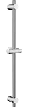 Roca Stella Barra de Ducha 700 mm con Soporte Regulable y Orientable para Ducha de Mano | Fijaciones Ajustables Incluidas | Acabado Cromado | Ref A5B0713C00