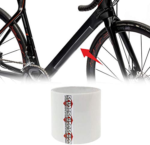 4R Quattroerre.it Quattroerre, Rotolo Nastro Adesivo Scudo Roll per Protezione Telaio Bicicletta Unisex Adulto, Trasparente, 12 x 150 cm
