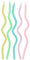 Folat B.V.- Folat Velas Sweet Swirl-15 cm-10 Piezas Adornos para Pasteles cumpleaños, Aniversario de Bodas, Graduación, Baby Shower, Fiesta de niños, Multicolor, 6 cm (24202)