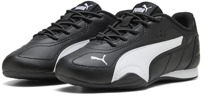 PUMA Catch Kids Sneaker for Kids, Black (Black x Warm White), 12.5 UK