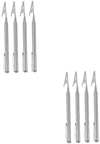 DOITOOL 2 Set Di Morsetti Telescopici A Coccodrillo 4 Pezzi Di Porta Carte in Acciaio Inossidabile Strumenti Di Riparazione Auto 4 Pezzi * 2
