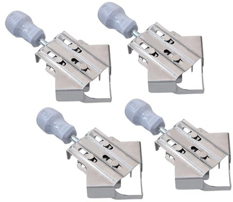 WATERBELINE Abrazadera de esquina en ángulo recto de 90 grados, clip de soldadura de 90 grados para carpintería, abrazadera en ángulo recto para marco de fotos