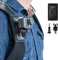 TELESIN Backpack Shoulder Strap Mount for GoPro Hero Series DJI Insta360 Action Camera Accessories, Strap Mount with Adjustable Shoulder Pads and J-Hooks, Strap Clip Holder Attachment