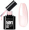 TOMICCA 5 in 1 Builder Gel für Nägel, 15ml Helles Nude Builder Nail Gel, UV/LED Gel Nägel Gummy Base Aufbaugel für Gelnägel, Nagelverlängerung Reparatur, Nagelstärkung