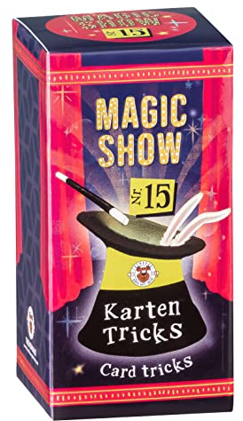 TRENDHAUS 957757 Magic Show Nr. 15 [ Karten Tricks ], Verblüffende Zaubertricks für Kinder ab 6 Jahren, Inkl. Online-Videos
