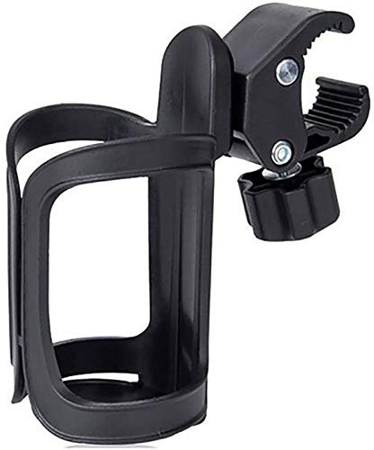 BEIEM Bicicletta Porta Bicchiere Passeggino Portabottiglie 360 Gradi Taglio AntiderRapante Rotante Porta Bevanda per Passeggino Passeggino Sedia a Rotella Camminatore Moto