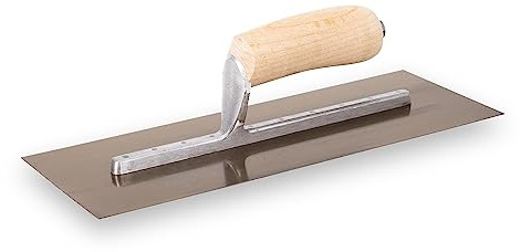 MARSHALLTOWN Curry Style Trowel, 13x5 Inches, Ideal for Plastering and EIFS, Made in the USA, 102CST