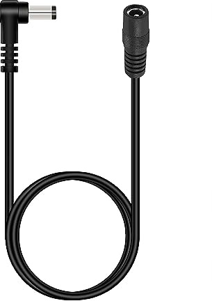 Lonnky 3 Meter DC Verlängerungskabel für Ezviz Kamera, TP-Link AX55, Deco M4, Deco X50, Reolink Lumus, Nokia Streaming Box 8010, TAPO C210, 12V Kabel 5,5 mm x 2,1 mm