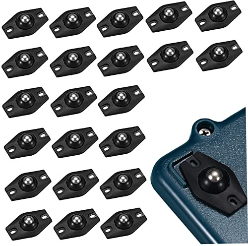 Roller Ball Wheels 22PCS Self Adhesive Castor Wheels Mini Rolling Wheels Stick on Transport Ball Roller for Home Small Furniture Can Box Moving.