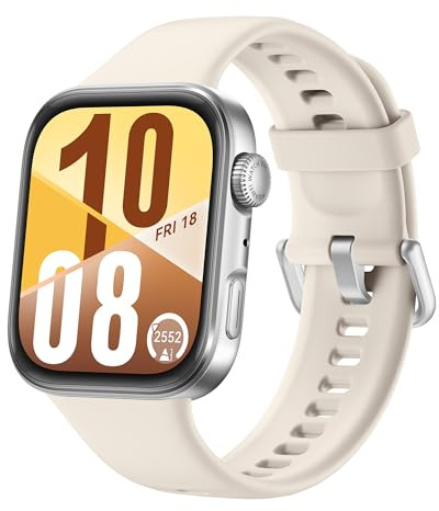 HUAWEI Watch FIT 4 Smartwatch, GPS, Fitness Tracker mit Schlaf-Tracking, Gesundheitsmanagement, 2000 Nits, Bis zu 10 Tage Akkulaufzeit, 5 ATM, Kompatibel mit Android & iOS, Weiß