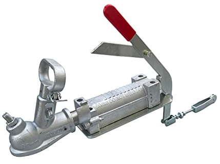 Trailer Hitch, Australian Cable Type Mechanical Brake Impact Connector Trailer Cover Ball Cover Brake Floor Car Modification Parts,Strong Pulling Force(Connector+base+regulator)